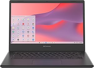 Gateway Chromebook 314 CBO314-1H-C476 Laptop | Intel Celeron N4500 | 14" Full HD (1920 x 1080) Display | 4GB LPDDR4X | 64GB eMMC | Wi-Fi 5 802.11ac | Chrome OS | Star Black