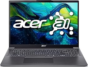 Aspire 16 AI Ready Laptop | 16" WUXGA 1920 x 1200 IPS Display | Intel Core Ultra 7 Processor 155U | Intel Graphics | 32GB LPDDR5X | 1TB Gen4 SSD | Wi-Fi 6E | Windows 11 Home | A16-71M-767Z