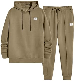 Sponsored Ad - Men's 2 Piece Outfits Hoodie Sweatshirt Tracksuit & Joggers Sweatpants Sweatsuit Set
