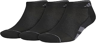 Men's All Day Training Low Cut Socks Engineered for Sport Performance with Targeted Cushioning for Running (3-Pair)
