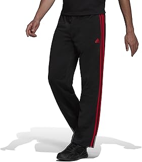 Men's Essentials Warm-up Open Hem 3-stripes Tracksuit Bottoms