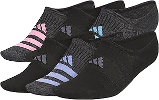 Women's Superlite 3.0 6-Pack Super No Show, Athletic Socks, Invisible Ultra Low-Profile, Cushion & Arch Compression