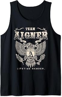 Team Aigner Lifetime Member - Aigner Name Tank Top