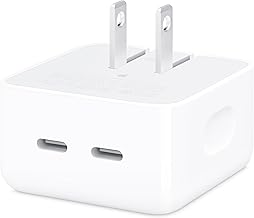 35W Dual USB-C Port Compact Power Adapter: Fast and Convenient Charging, Type C Wall Charger