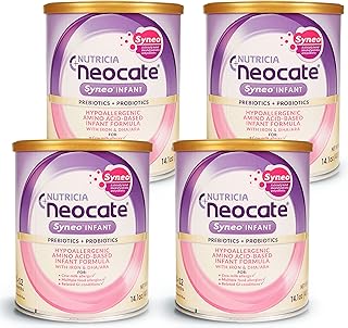 Sponsored Ad - Syneo Infant - Hypoallergenic, Dairy-free, Amino Acid-Based Baby Formula with Prebiotic Fiber, Probiotics & DHA/ARA - Food Allergy-Friendly Formula - 14.1 oz (Pack of 4)