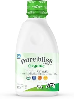 Pure Bliss by Similac Organic Infant Formula, Easy to Digest, USDA-Certified Organic, Ready to Feed, 32-fl-oz Bottle