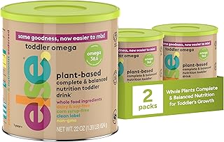 Sponsored Ad - Else Toddler Formula 12-36 Months – Plant-Based, Dairy-Free & Lactose-Free Baby Formula – Dairy Free Formula, Omega 3 & 6 for Brain Development – Soy Formula Alternative, (22 oz, 2 Pack