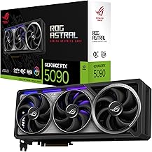 ROG Astral GeForce RTX™ 5090 OC Edition Gaming Graphics Card (PCIe® 5.0, 32GB GDDR7, HDMI®/DP 2.1, 3.8-Slot, 4-Fan Design, Axial-tech Fans, Patented Vapor Chamber, Phase-Change GPU Thermal pad)