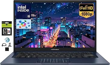 Vivobook 14" FHD Laptop for Student Business Home School, Intel 10-Core i5-1334U, 24GB RAM 1TB SSD, Numeric Keypad, Private Webcam, Windows 11