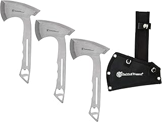 Smith & Wesson Bullseye Throwing Products with Full Tang Stainless Steel Design and Protective Nylon Sheaths for Recreation and Competition
