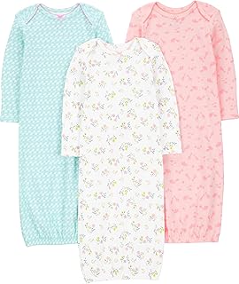 baby-girls 3-pack Cotton Sleeper Gown