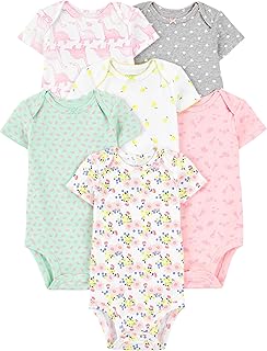 Baby Girls' 6-Pack Sleeveless Bodysuit