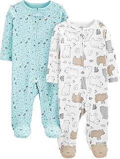 Baby Neutral 2-Pack Cotton Footed Sleep and Play