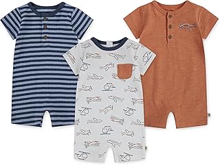 Sponsored Ad - unisex-baby Multi-pack Short Sleeve Romper