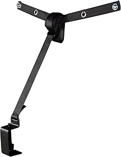 Mount It! TV Safety Straps For Child and Baby Proofing, Anti Tip Prevention and Earthquake Protection, Heavy Duty Metal Connectors, Secures to TV Stand and Walls, Black