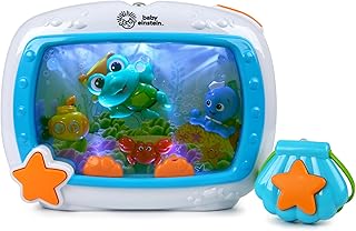 Sponsored Ad - Baby Einstein Sea Dreams Soother Musical Crib Toy and Sound Machine, Newborn and up