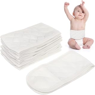 COHEALI 8Pcs Umbilical Hernia Belt for Babies, Organic Cotton Belly Button Bands, Infant Abdominal Binders for Newborns, Breathable Belly Wrap Truss & Navel Support