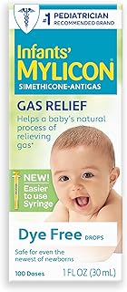 Sponsored Ad - MYLICON Gas Relief Drops for Infants and Babies, Dye Free Formula, 1 Fluid Ounce (Updated Syringe)
