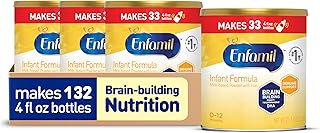 Infant Formula, Milk-based Baby Formula with Iron, Omega-3 DHA & Choline, Powder Can, 21.1 Oz (Pack of 4)