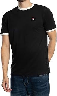 Marconi Essential Ringer T-Shirt - Black/Gardenia