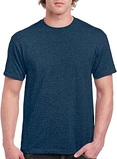 Men's G2000 Ultra Cotton Adult T-shirt, Heather Navy, Small