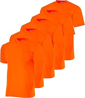 Sponsored Ad - Pack of 5 Short Sleeve T-Shirts: The Ultimate Blend of Moisture-Wicking and Fast-Drying Comfort for All-Day Use