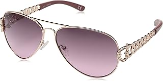 Women's Metal Aviator Sunglasses