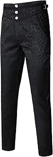 Mens Gothic Pants Cosplay Costume Trousers Steampunk Victorian Pants