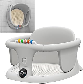 Baby Bath seat for Babies Sitting up Infant Bath tub Portable sit up Seats Bathing Chair Newborn Essentials Toddler Must Haves 0-12 Months Bathtub Sink Bather Sitting Shower Support Travel Ring