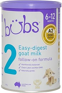 Sponsored Ad - Bubs Goat Milk Infant Formula Stage 2, Infants 6-12 months, Made with Fresh Goat Milk, 14.1 oz