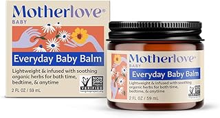Motherlove Everyday Baby Balm (2oz) Plant-Based, All-Natural Baby Essential for Newborns, Infants, & Toddlers—Moisturizing Herbal Salve w/Calming Chamomile—Non-GMO, Organic Herbs, Cruelty-Free