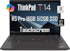 Lenovo ThinkPad T14 Business Laptop (14" FHD+ Touchscreen, AMD Ryzen 5 PRO 6650U, 16GB RAM, 512GB SSD, 6-Core (Beat i7-1250U)), Backlit, Fingerprint, 1080p Webcam, Wi-Fi 6E, Win 11 Pro w / AI Copilot