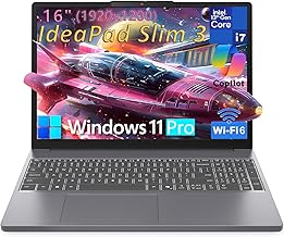 Laptop Computer, Intel 10-Core i7-13620H (Beat Ultra 7 255U), 40GB DDR5 RAM, 1TB PCIe SSD, 16" FHD+, WiFi 6, Bluetooth 5.2, Type-C, Copilot AI for Business & Home, Luna Grey, Windows 11 Pro