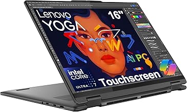 Lenovo Yoga 7i 2-in-1 Business Laptop (16" FHD+ Touchscreen, Intel Ultra 7 155U (Beat i7-1355U), 16GB DDR5 RAM, 1TB SSD) Backlit, Fingerprint, FHD IR Webcam, Thunderbolt 4, Win 11 Pro, 2025 AI PC