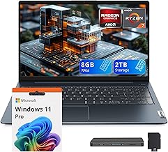 Sponsored Ad - IdeaPad 5 15.6" FHD Laptop, AMD Ryzen 7 5825U, 8GB RAM, 2TB Storage(1TB SSD+1TB Docking Station Set), AMD Radeon Graphics, Backlit Keyboard, Wi-Fi, Webcam, Win 11 Pro, Abyss Blue