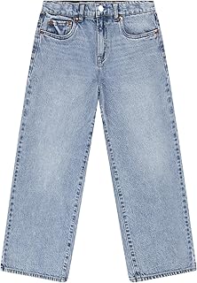 Girls High Rise Baggy Fit Jeans