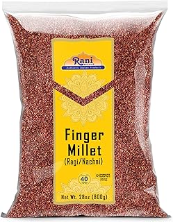 Rani Ragi Finger Millet (Eleusine Coracana) Whole Ancient Grain Seeds 28oz (800g) ~ All Natural | Gluten Friendly | NON-GMO | Kosher | Vegan | Indian Origin