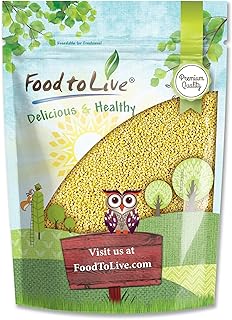 Sponsored Ad - Food to Live Hulled Millet, 1 Pound – Whole Grain Seeds, Kosher, Raw, Bulk