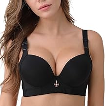 Sponsored Ad - FallSweet Padded T Shirt Bras for Women Push Up Comfort Underwire Brassiere 34A to 44C