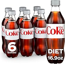 Diet Coke Diet Soda, 16.9 fl oz Bottles, 6 Pack - Cola Soft Drinks