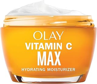 Sponsored Ad - Vitamin C MAX Face Moisturizer, Brightening Cream for Women, Hydrating, Evens Tone, Dark Spot & Hyperpigmentation Reduction, Glowing Skin Care - Niaciniamide, Peptides 1.7 Oz