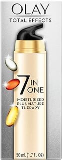 Total Effects 7-In-1 Face Moisturizer Plus Mature Therapy, Beige, 1.7 Fl Oz