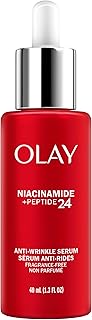 Niacinamide + Peptide 24 Anti-Wrinkle Serum, Fragrance-Free, 1.3oz FL