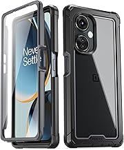 Sponsored Ad - Guardian Case for OnePlus Nord N30 5G, [20FT Mil-Grade Drop Tested], Full Body Hybrid Shockproof Bumper Cover with Built-in Screen Protector, Black/Clear