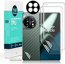 Screen Protector For Oneplus 11 5G 6.7"[2 Pack],Flexible TPU Film,With 1Pc Camera Lens Protector,1Pc Back Film,Bubble Free,Easy to install