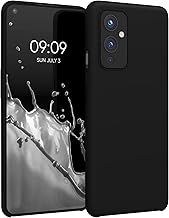 Case Compatible with OnePlus 9 (EU/NA Version) Case - TPU Silicone Phone Cover with Soft Finish - Black