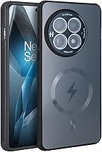 Phone Case for OnePlus 13 Case, [Compatible with Magsafe][Full Camera Protection], Scrub Magnetic PC&TPU Phone Cover, Shockproof Protective Case for Women and Men (Black)