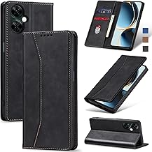 Sponsored Ad - Flip Wallet Case for OnePlus Nord N30 5G,Leather Magnetic Folio Cover with Card Holder,Kickstand - TPU Shockproof Durable Protective Phone Case,Black