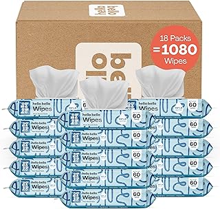 Extra Gentle Unscented Baby Wipes, Plant Based, Made with 99% Water and Aloe for Babies and Kids, 1080 Count