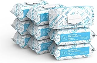 Baby Wipes, Unscented, 810 Count, Flip-Top Packs